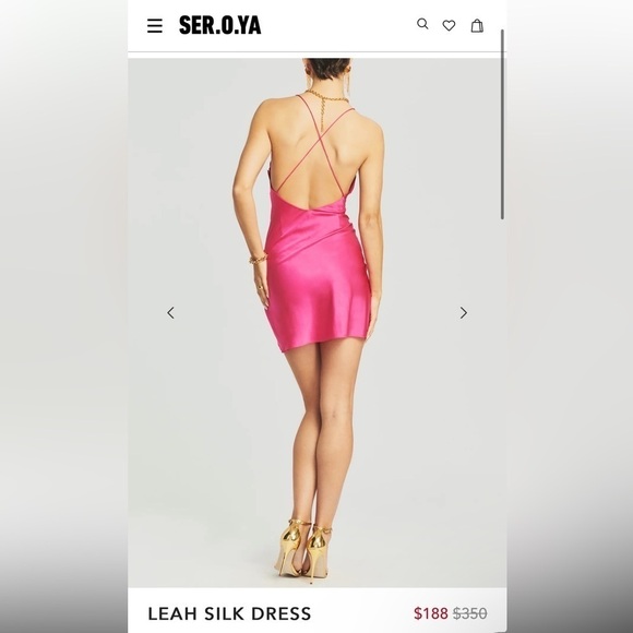New SER.O.YA Leah Silk Dres 🌺 Sz Large NWT - Picture 3 of 13